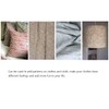 BUUEERR 5" Pattern Paint Roller Brush Sleeve Texture Stencil Wall