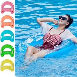 Unique Couple Thick Inflatable Water Floating Row Tube lf570 One Size/95x87cm Orange 2ea