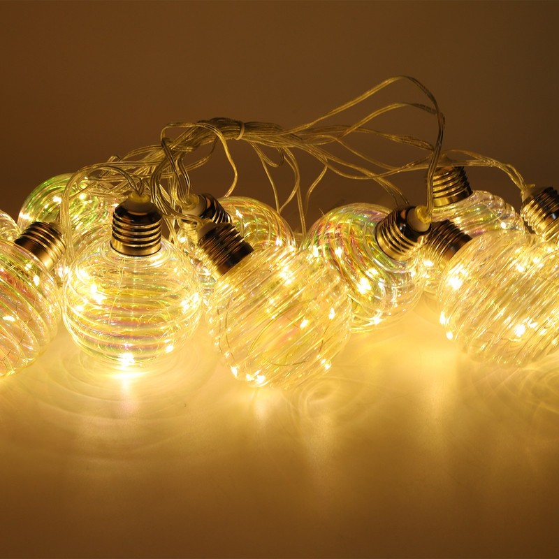 18ft Copper Wire Bulb Light LED USB Or Battery Powered