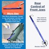 Original TITE-REACH Micro Extension Clamp, Thinnest Version, Mini-Vise Tool, Nut