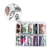 Minkissy Chic Nail Art Decals Serpentine Pattern Nail Stickers for