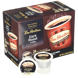 Tim Hortons Dark Roast Single Serve Coffee Cups, 96 Count (Packaging May Vary)