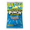 Sour Punch Blue Raspberry Bites Chewy Candy, 105g Hanging Bag