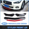 goodfitment Universal Front Lip for Car,Glossy Black Front Bumper Lip,