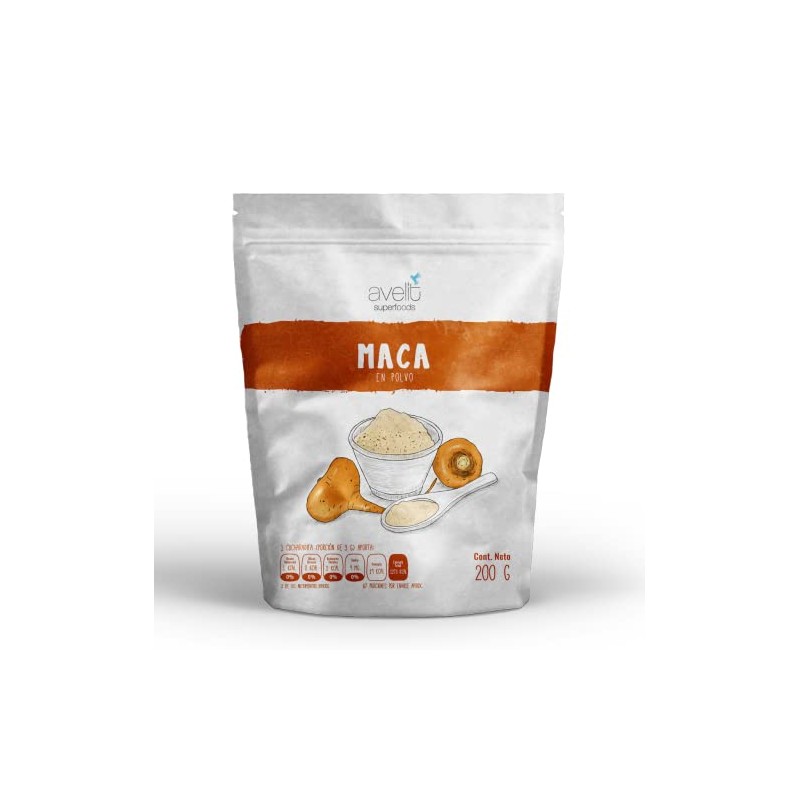 Maca en Polvo 200g 100% Natural Premium de Sin Aditivos