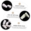 WOONEKY 2sets Makeup Sponge Applicator Wedges Soft Sponges Nails Gradient
