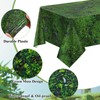 Kochorie 2 Pieces Green Moss Pattern Plastic Tablecloth 108 x