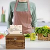 YOJO Recipe Box,Recipe Cards and Box Set,Wooden Recipe Box With