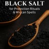 Bless International Black Salt for Wiccan Protection Rituals and Spells,