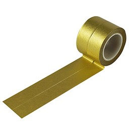 UOOOM 2 Rolls 10m x 15mm Beautiful Washi Tape Masking Tape deko klebeband buntes Klebebänder DIY scrapbook deko (Golden)
