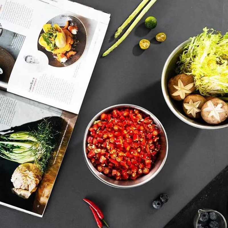 Ciieeo 1Pc Versatile Stainless Steel Sauce Storage Bowl for Restaurants