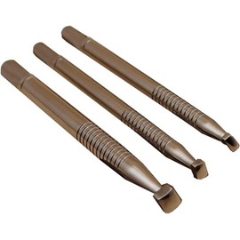 Singring Leather Stamping Tool Beveling Set 3Pcs Smooth Beveler Stamps Stainless Steel Carving DIY LeatherCrafts Kit