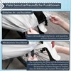 LIHAO Bicycle Cover Waterproof 210D Silver Bicycle Garage Bicycle Protective