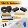 3'' Front and 2'' Rear Leveling Lift Kit for 2004-2024