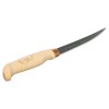 Unbranded Fillet Knife W/ Leather Sheath Sharpener Scandinavian Steel Ergonomic