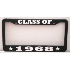 Race City Retro CLASS OF 1968 License Plate Frame Fits Chevy Ford Plymouth Mustang GTX Chevelle