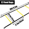 Tangle-Free Agility Ladder Speed Training Equipment - 2lbs Heavy Duty