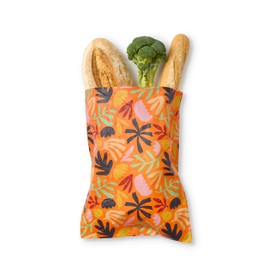 PEELO Beeswax Food Wrap Bag, Bee Wrap Sustainable Food Storage Wraps, Beeswax Bags Reusable, Beeswax Wraps for Food Reusable, Botanica Design, XXL