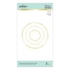 Spellbinders Christmas Essential Circles Glimmer Hot Foil Plate, Metal
