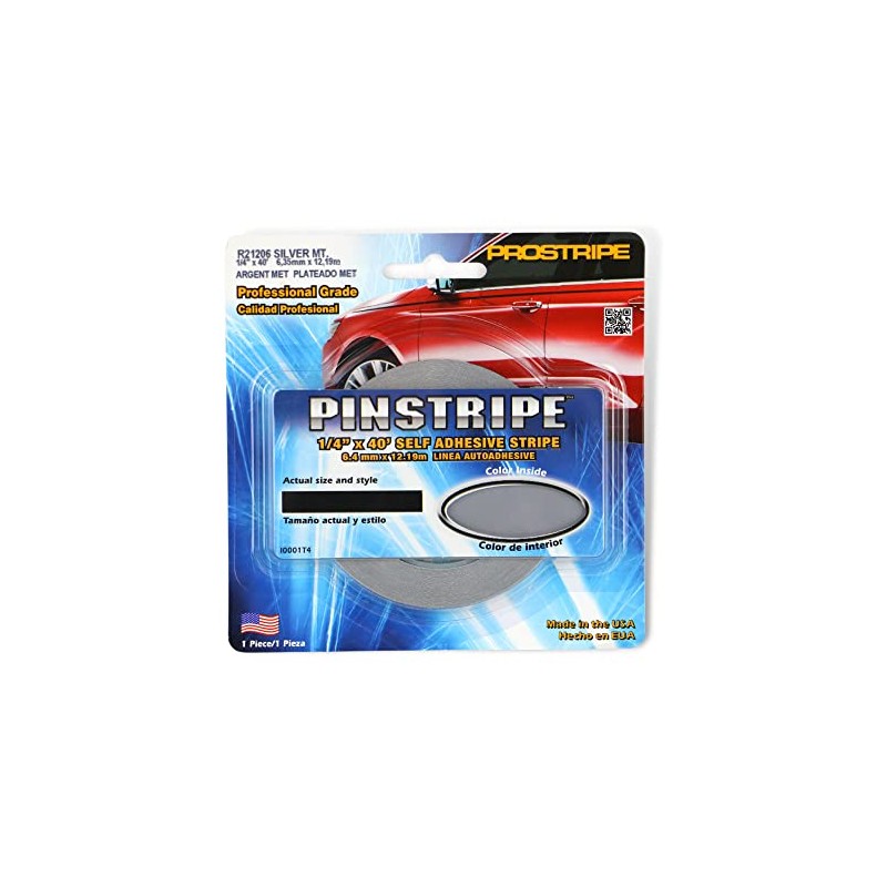 Prostripe R21002 3/16" x 40' Solid Stripes Black