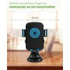 TECHNIGART One Touch Smartphone Holder for Dashboard, Windscreen, Desk, 360°