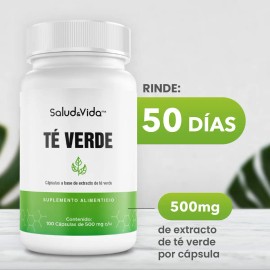 Verde Extracto 500mg 100 Cápsulas Sabor