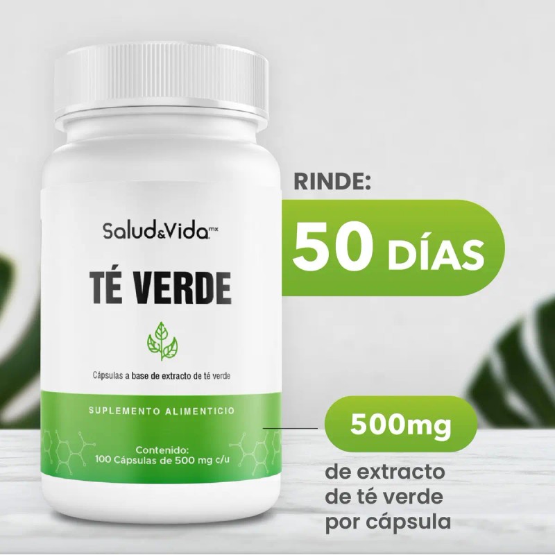 Verde Extracto 500mg 100 Cápsulas Sabor