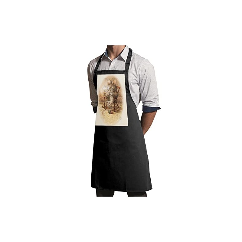Fabulous Premium Kitchen Apron Grand Pere Souris Tricote Illustration Kids