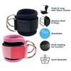 Adjustable Ankle Strap with Double D-Rings and Neoprene Support Ankle