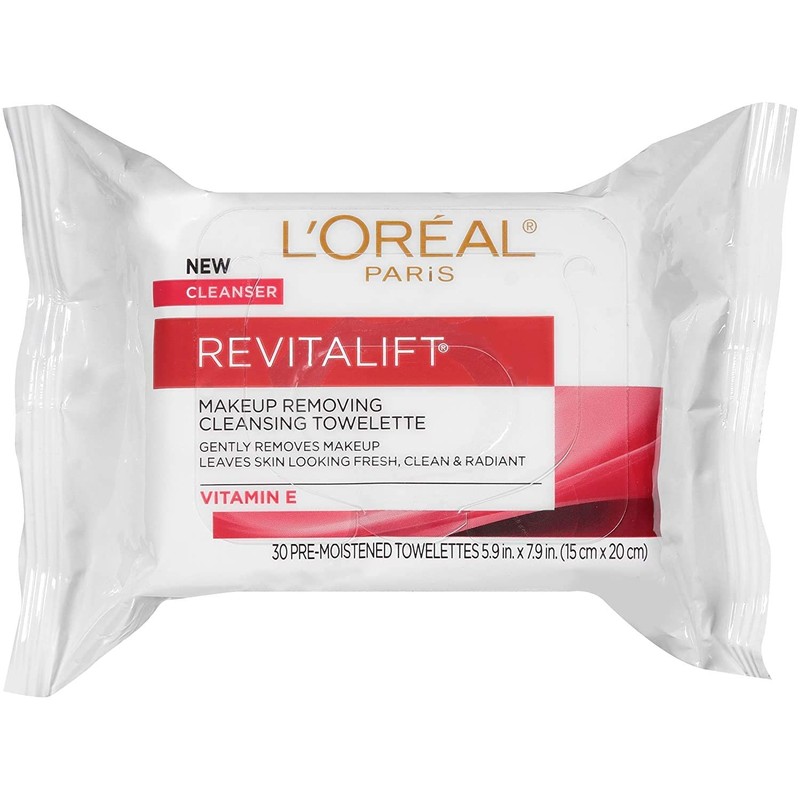 L’Oreal Paris Revitalift Wet Cleansing Towelettes 30 Count (3 Pack)