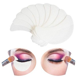 150 piezas de almohadillas para sombras de ojos, protectores de sombra de ojos SonKu sin pelusa debajo de parches para extensiones de pestañas, tintes y residuos de maquillaje de labios