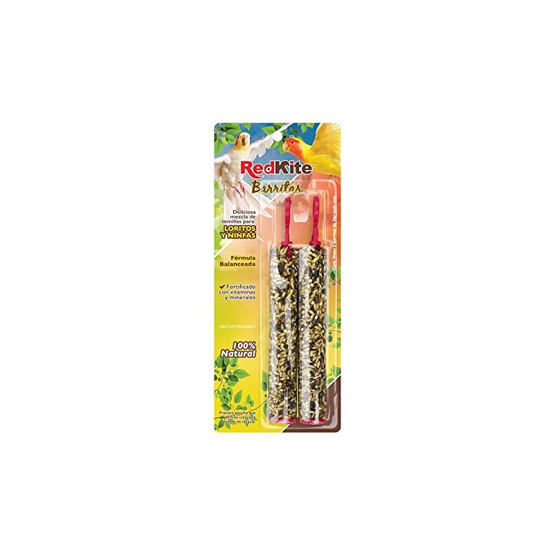 BARRITA DE SEMILLAS P/LORITOS Y NINFAS - 2 PZ