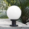 KOHAND 2 Pcs White Globe Lamp Shade, Acrylic Replacement Shade,
