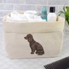 Large 'Sprocker Spaniel' Canvas Organiser/Storage Bag (OR00017878)