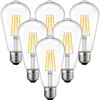 ANWIO ST21 LED Filament Bulb 7W(60 Watt Equivalent) Dimmable 2700K