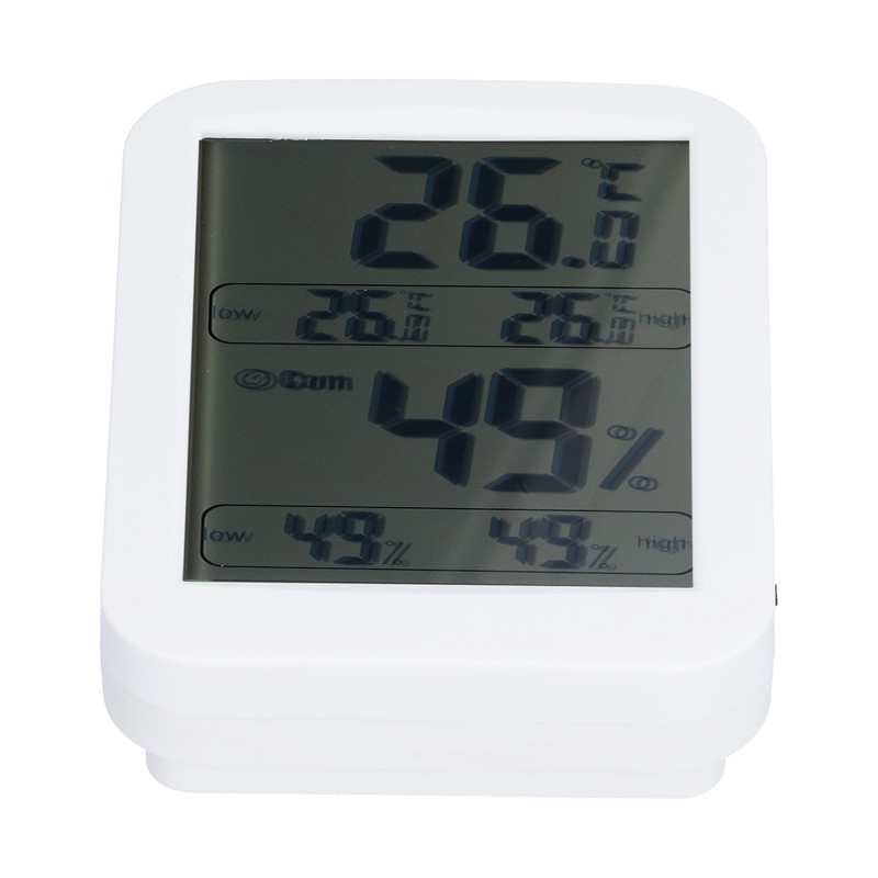 Large Screen Digital Thermo Hygrometer Temperature Humidity Gauge with Memory