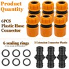 ATB Foger 9 Pcs Hose Connector Kit Garden Hose Fitting