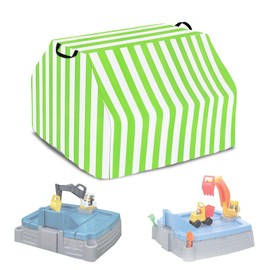Owlcover Kids Sandbox Cover for Little Tikes Dirt Diggers Excavator Sandbox Cover,Waterproof, Anti-UV Outdoor Toys Sand Box Covers,Green