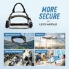 TOURIT Stadium Approved Clear Lunch Bag Transparent Bag with Adjustable