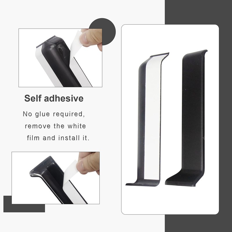 COUKIU Self Adhesive Baseboard Corner Blocks, 4inch(Width)3 Inside + 3