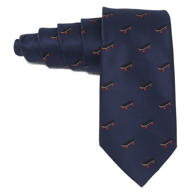 MENDEPOT - Corbata de monopatín con caja de regalo, diseño
