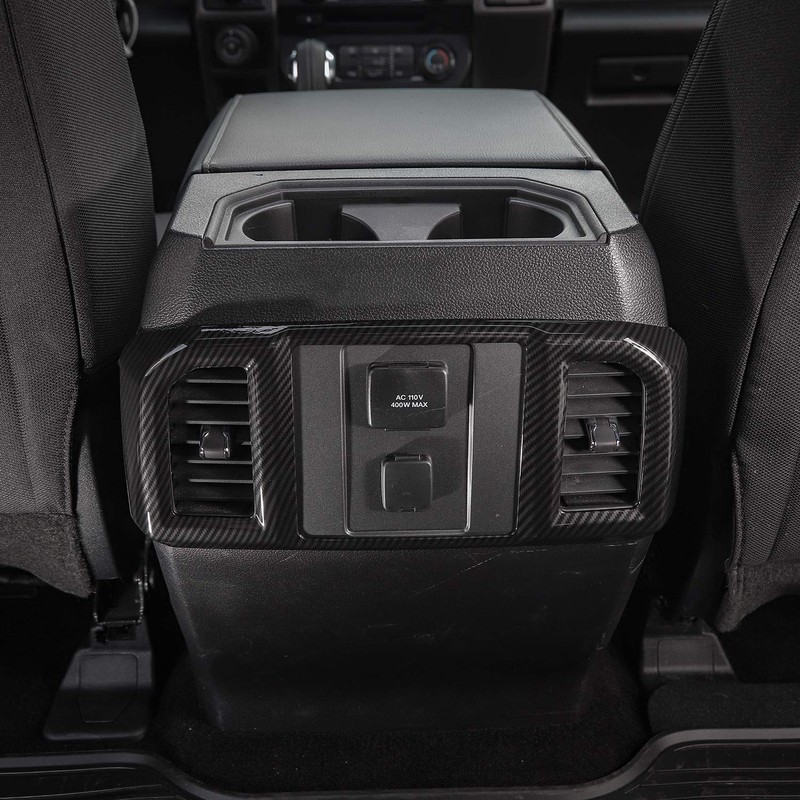 Voodonala for F150 ABS Carbon Fiber Rear Air Conditioning Vent