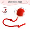 XdealCozyxc 2 Pcs Electric Cat Rolling Ball Interactive Dog Toy,