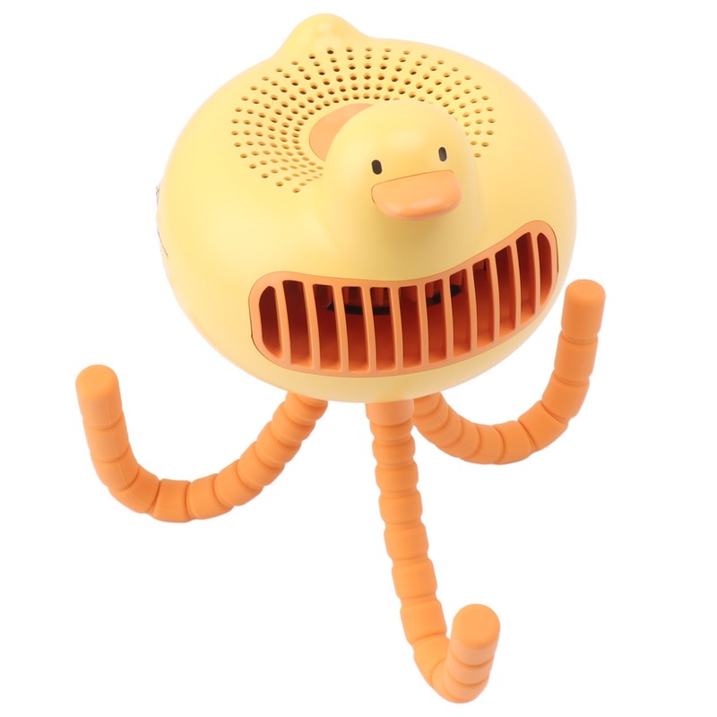 Portable Stroller Fan Low Noise Duck Shape Cute 2 Power