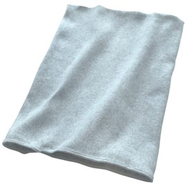 Gunze H1000 Love Stomach Wrap (Haramaki), Cotton Rich, Ribbed, Unisex, heathered white