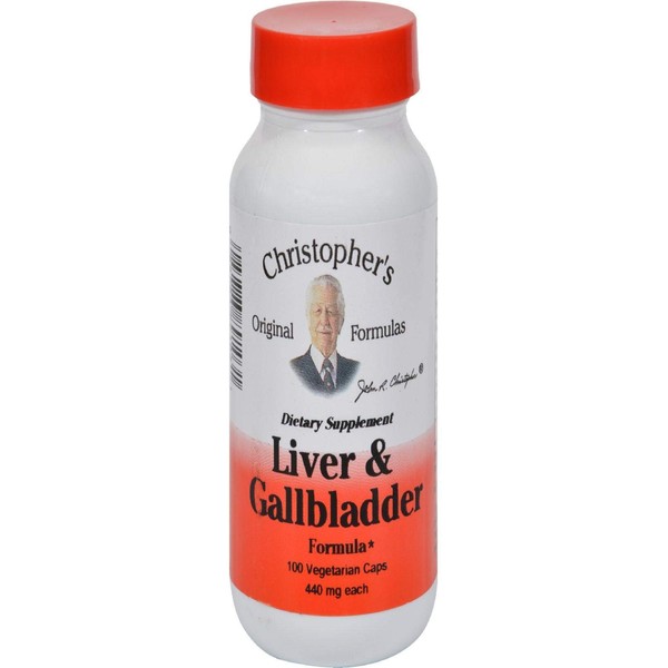 Christopher's Liver And Gall Bladder - 440 mg - 100 Vegetarian Capsules