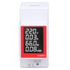 AC Digital Display Meter Rail Type Power Voltmeter Energy Reset