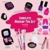 Girls Play Makeup Set 14 Pieces Washable Non-Toxic Cosmetics Kit