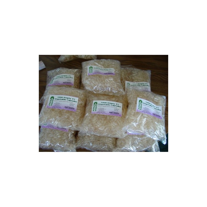 Capsule Connection 10,000 Bulk Wholesale #1 Empty Vegetable Capsules