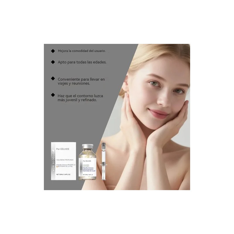 Sérum Facial Antiedad Coreano, Intenso En Péptidos De Coláge